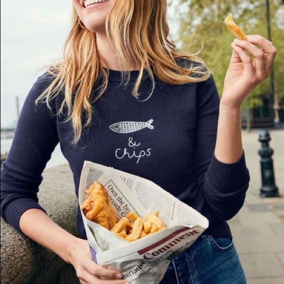 Boden | Sweaters | Boden Estella Fish 